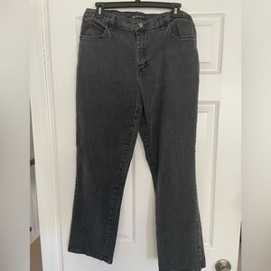 Lee Relaxed Fit Black Distressed Womens Jeans